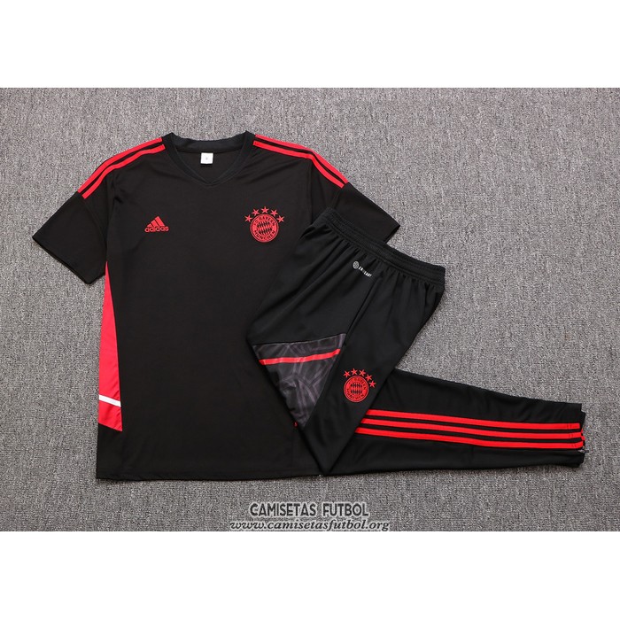 Chandal del Bayern Munich Manga Corta 2022/2023 Negro